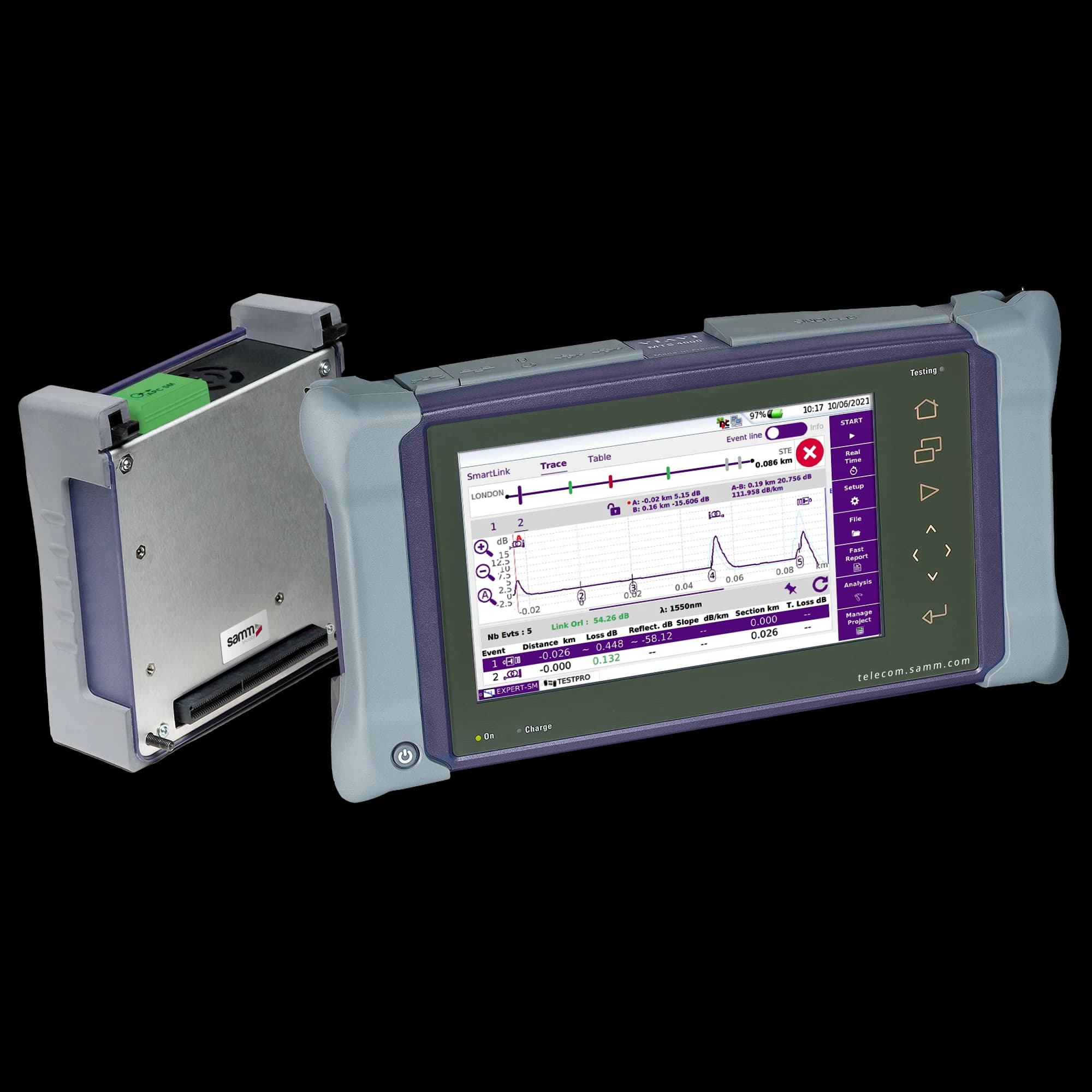MTS-4000 OTDR + 4126A Module (Single Mode)