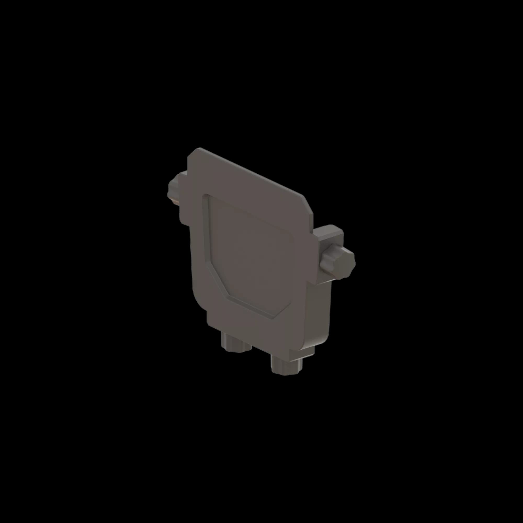 FDS_100mm Channel End Cap, vista 2