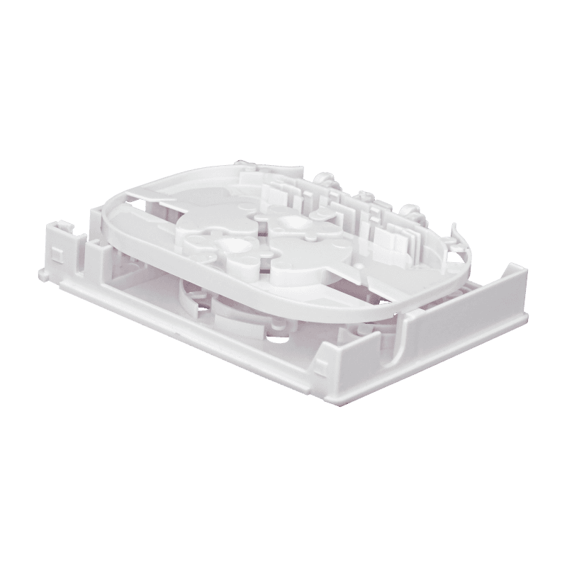 Indoor Termination Box | 2 Patch 4 Fibers 2 Ports | Compact Vertical Design, vista 4