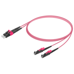 LC/UPC-LSH/UPC | Multi Mode G651.OM4 Duplex Patch Cord | 2.0x4.1mm, vista 2