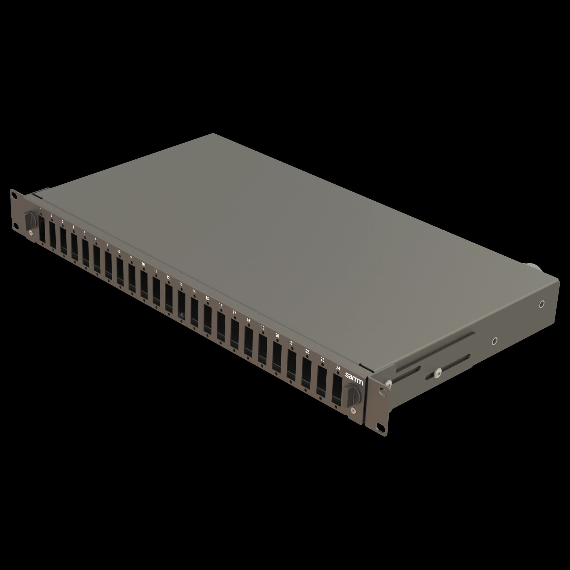 Bright Series | Mechanical Sliding | 24 Holes | FP04 | Empty Patch Panel