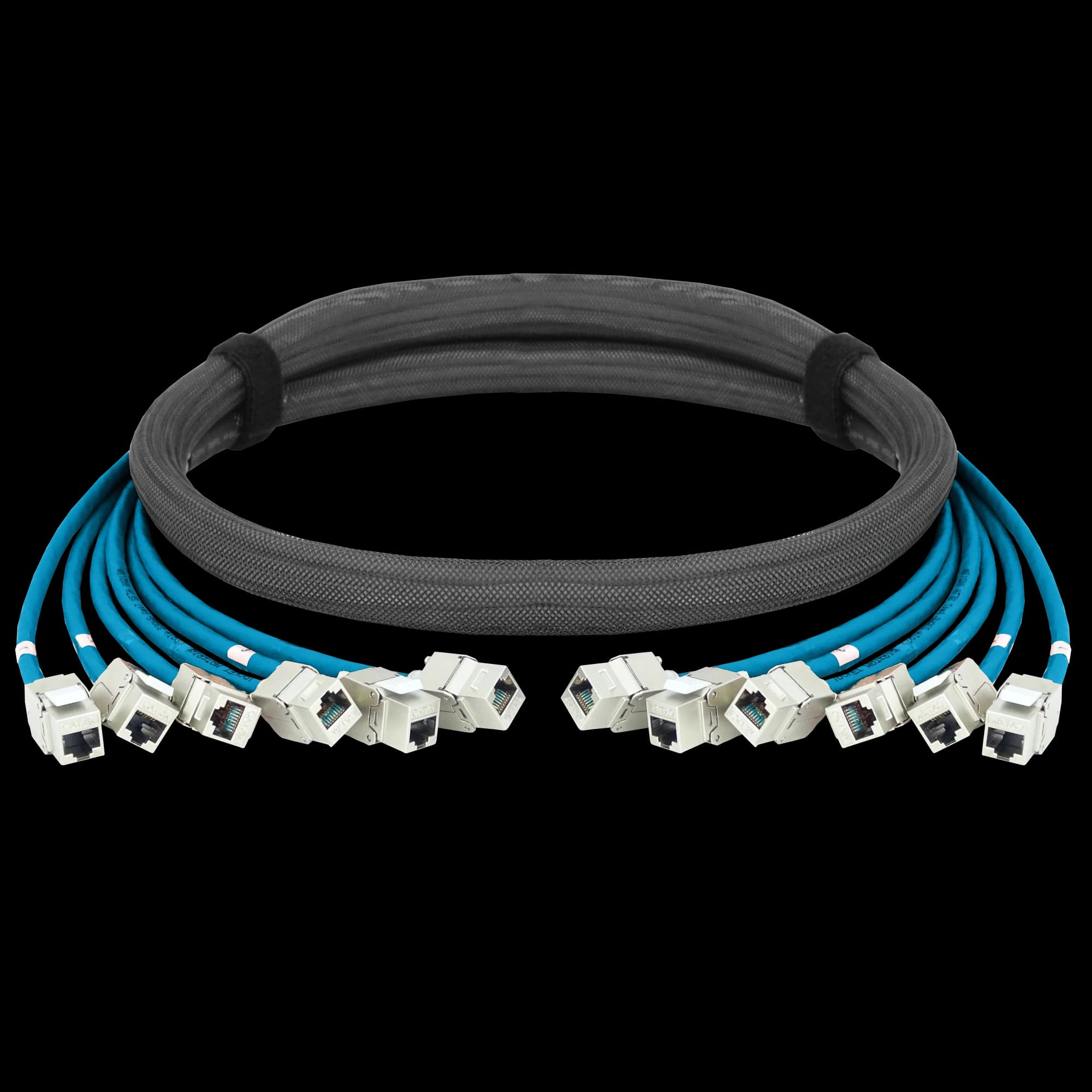 CAT6A SFTP Pre-Terminated 6x Trunk Copper Cables, vista 2