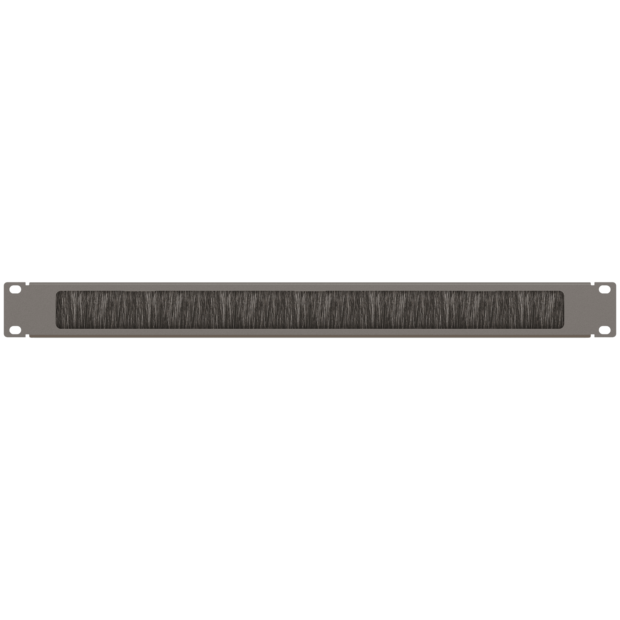 19" 1U Pass-Through Panel with Brush Strip | 1 Pc/Pack