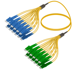 LC/UPC-LC/APC | 24 Fibers Fanout | Single Mode G657.A2 | 3.0/1.8mm, vista 2