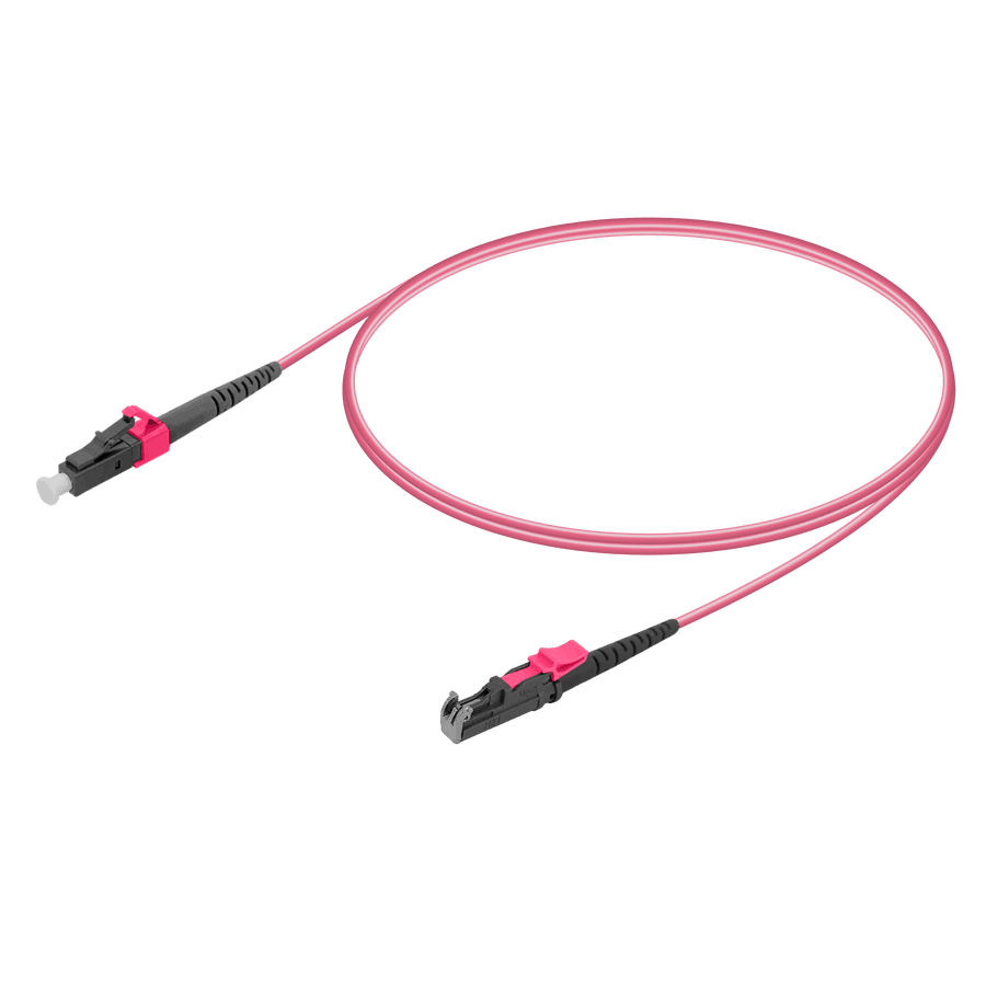 LC/UPC-LSH/UPC | Multi Mode G651.OM4 Simplex Patch Cord | 2.0mm