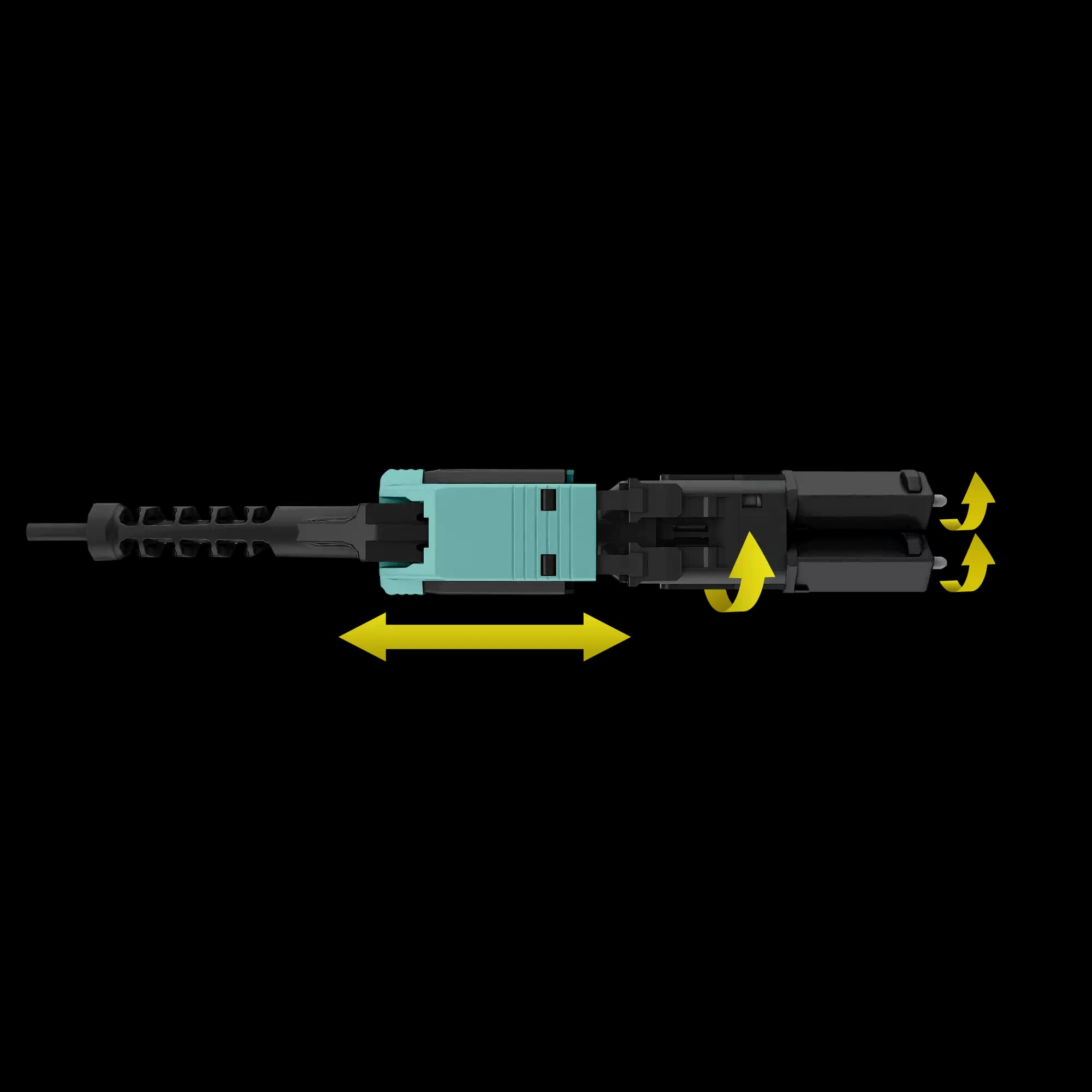 LC/UPC-LC/UPC | Multi-Mode G651.OM3 | UNI10 | Uniboot Patch Cord | 2.0mm Uniboot Connectors, vista 5