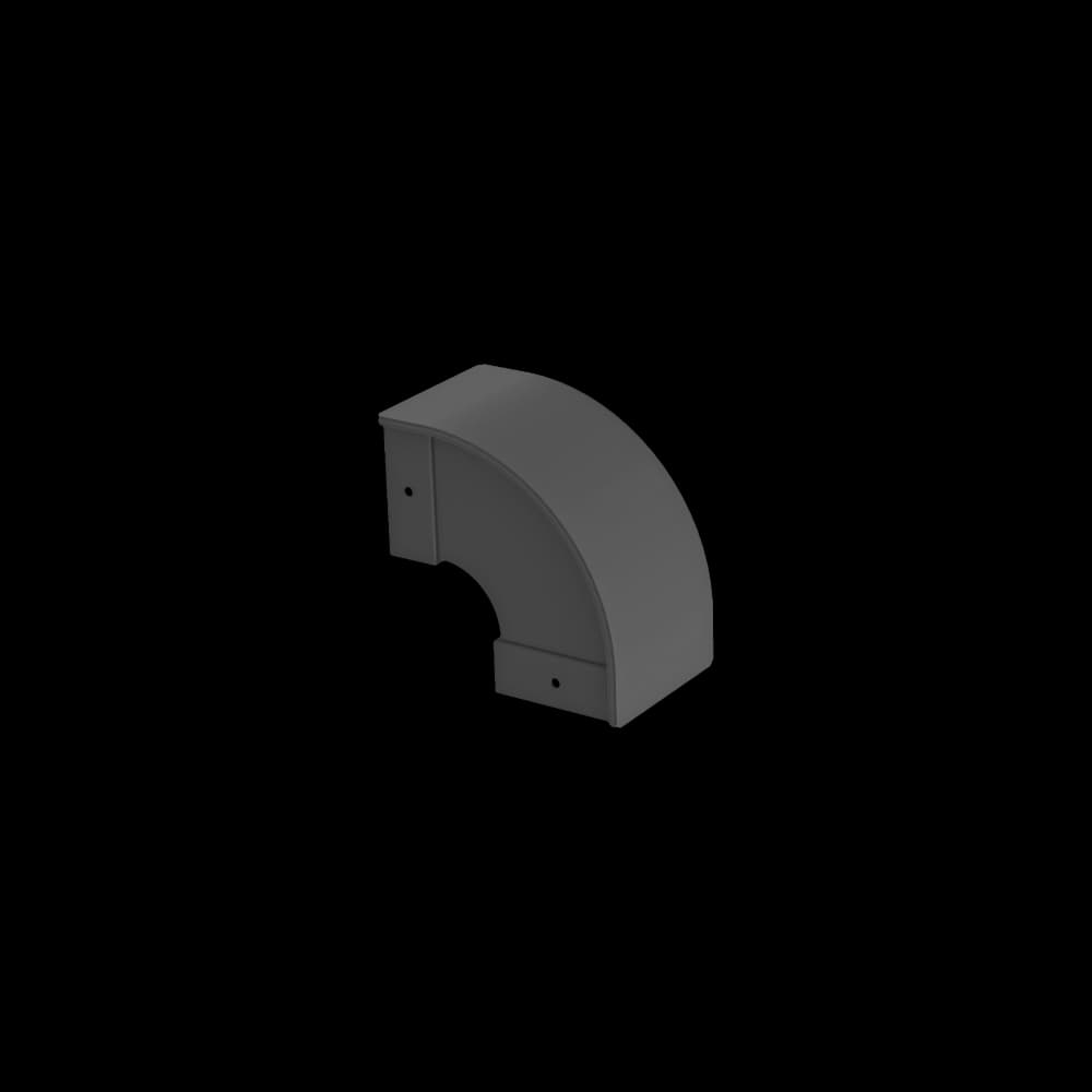Raceways | Externally Covered Landing Elbow 100mm, vista 2