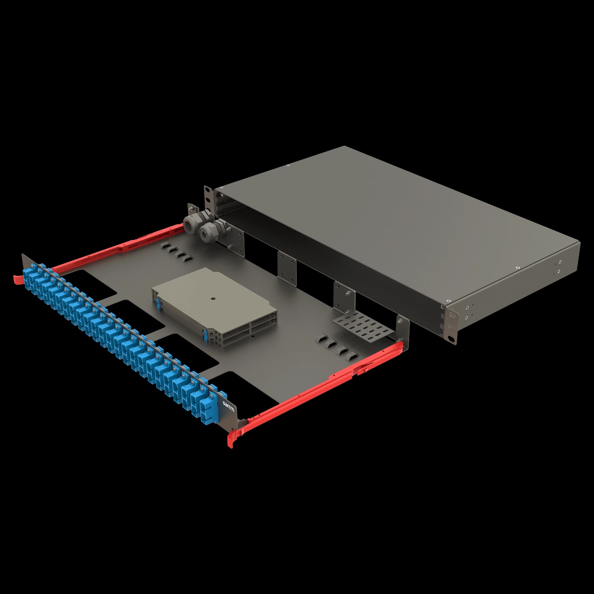 Bright Series | Rail Sliding | 24 SC Duplex | FP08 | 48 Fiber
