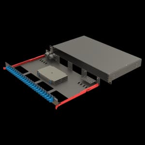 Bright Series | Rail Sliding | 24 LC Duplex | FP07 | 48 Fiber, vista 6