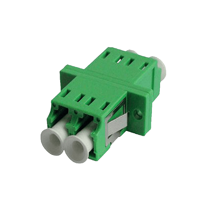 LC Duplex Adapter | w/ Flange, vista 2