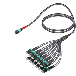 Female MTP Elite to LC/UPC Universal Fanout | Base-24 | Multi Mode G651.OM3 | 4.8/1.8mm, vista 2