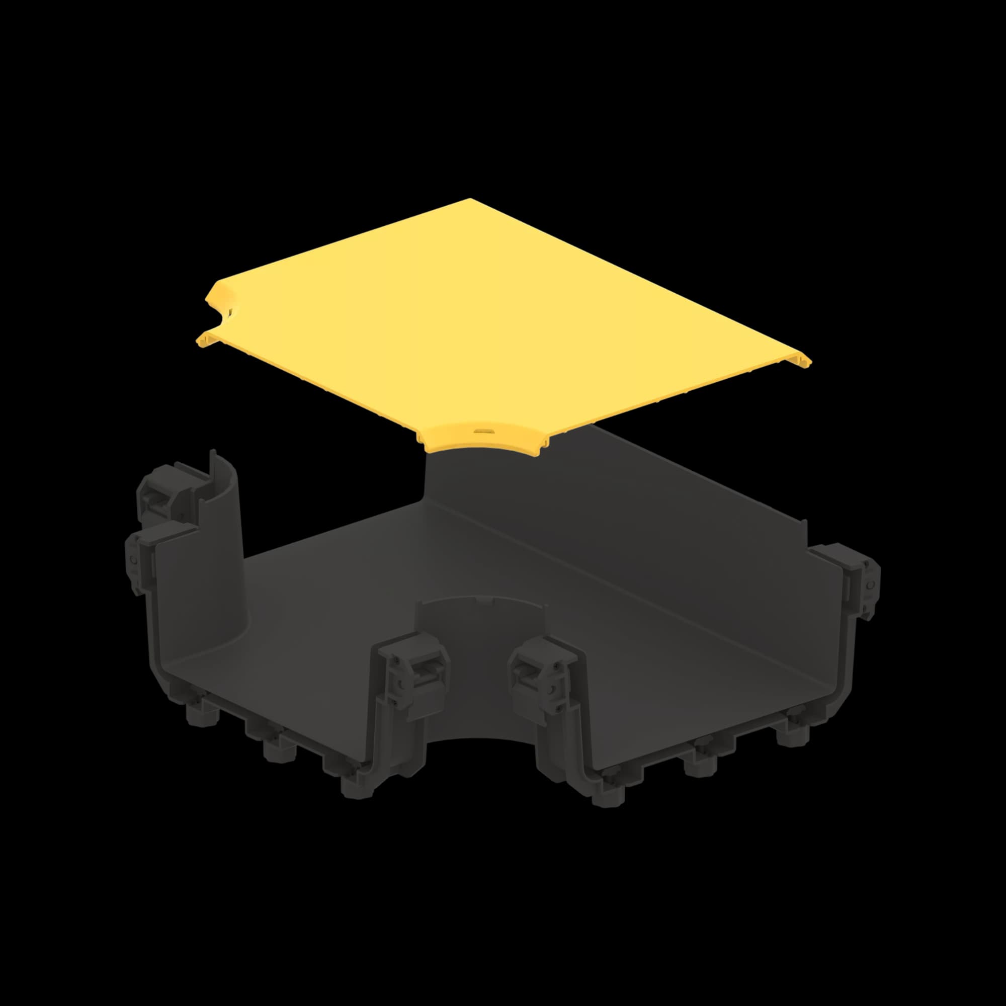 FDS_200mm Horizontal "TEE" Connection Cover, vista 3
