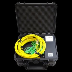 Hard Case Protected Multi-fiber OTDR Launch Boxes (Up to 12 Fibers), vista 2