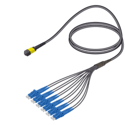 Female MTP Elite to LC/UPC Universal Fanout | Base-12 | Single Mode G657.A2 | 4.8/1.8mm, vista 2