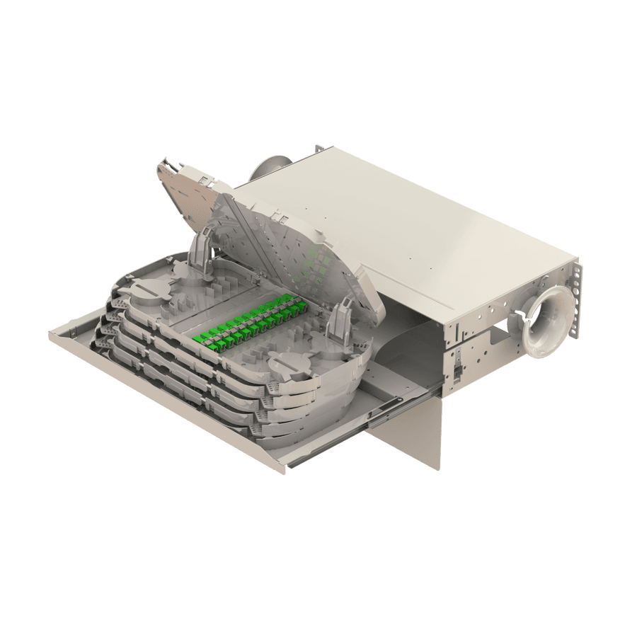 Patch to Patch Fiber Management Shelves | 21" 3U, vista 12