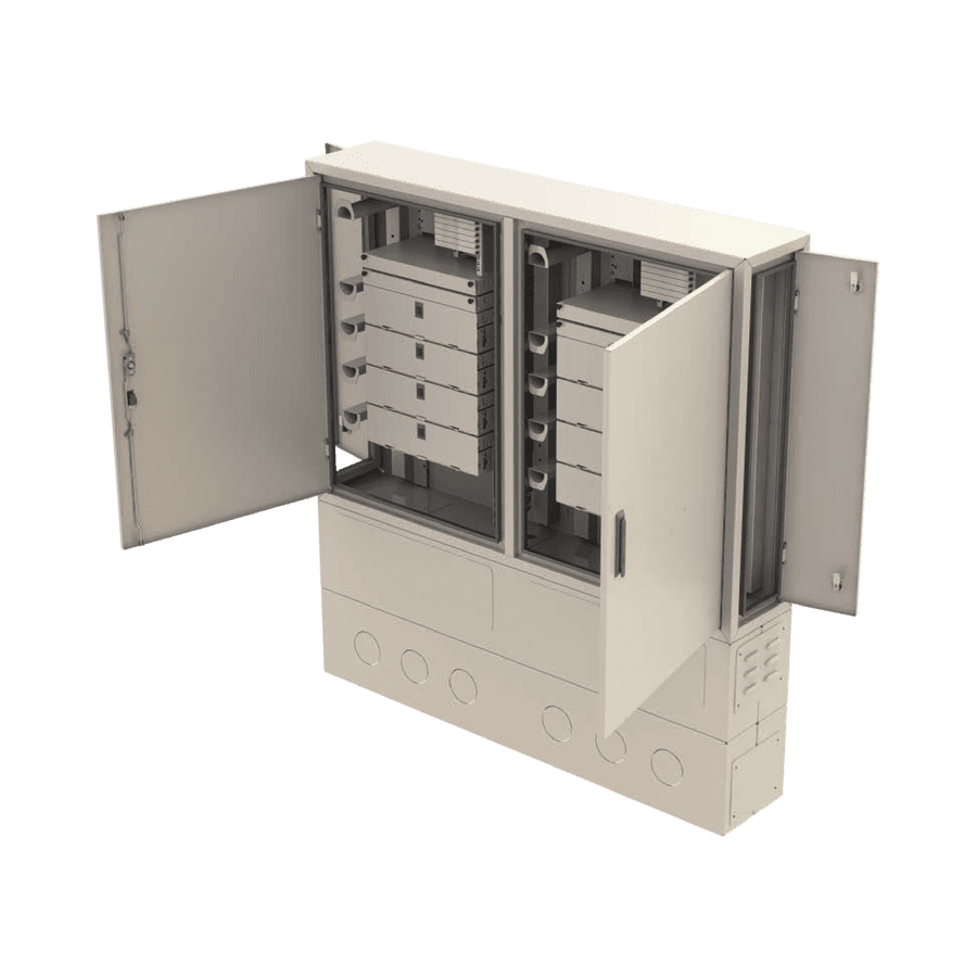 Street Type Fiber Optic Twin Cabinet | FDF-ODC-2-X, vista 4
