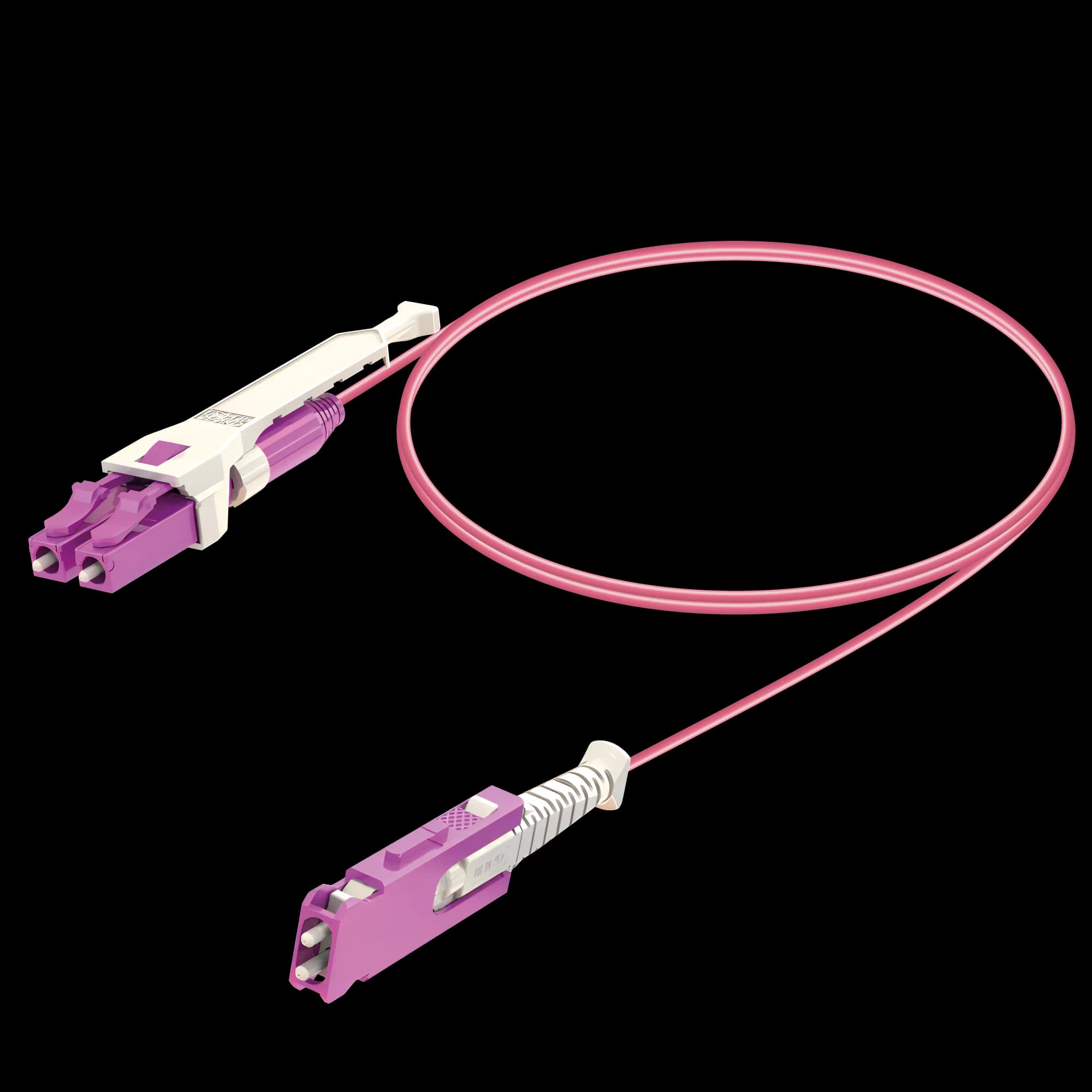 Senko SN/UPC-LC/UPC | Multi-mode G651.OM4 Uniboot Duplex Patch Cord | 2.0mm
