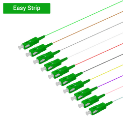 SC/APC 12 Fiber Pigtail | Single Mode G657.A2 | 0.9mm