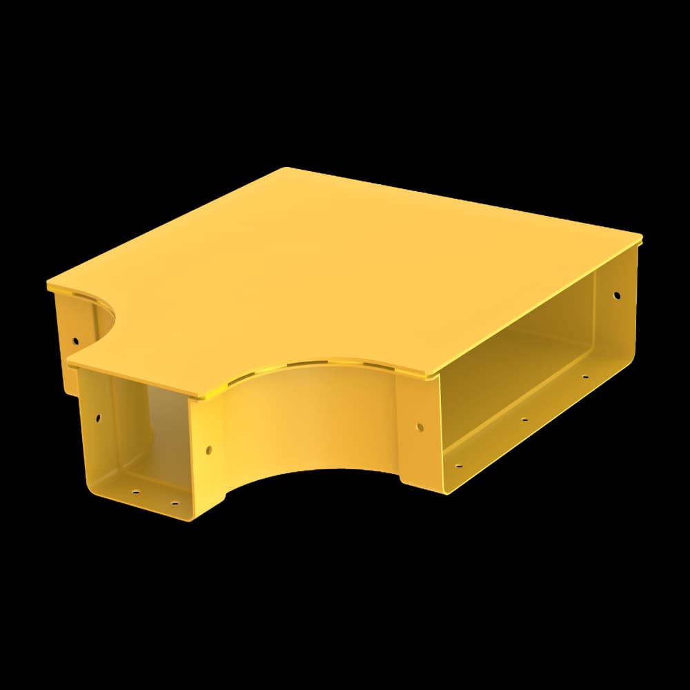 Raceways | Horizontal “T” Reducer 3010 | W/ Cover