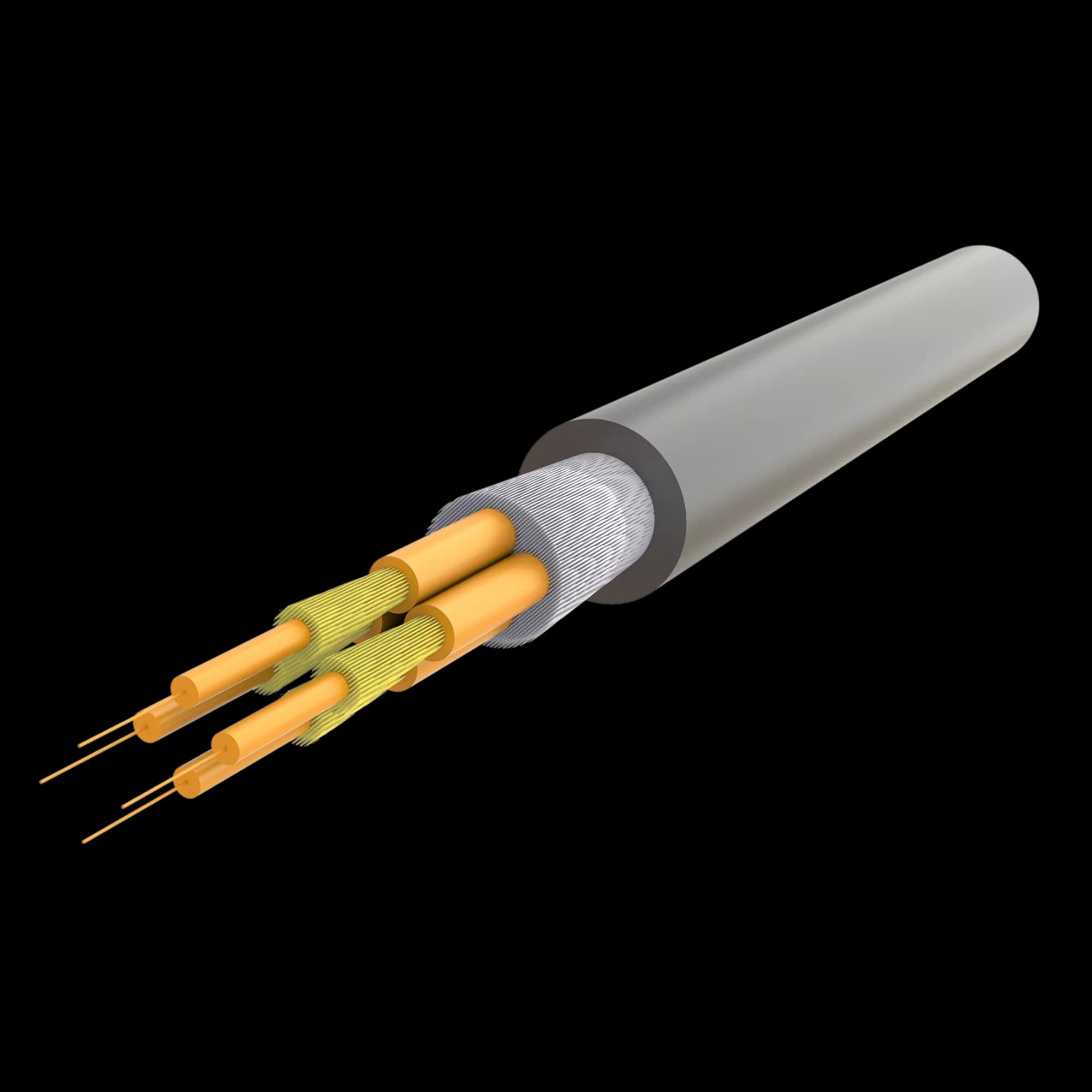 Breakout Cable 4 Fibers | UT-VT9Q(ZN-AY)H(ZN-GY)BH 4F | 1000 meters, vista 2