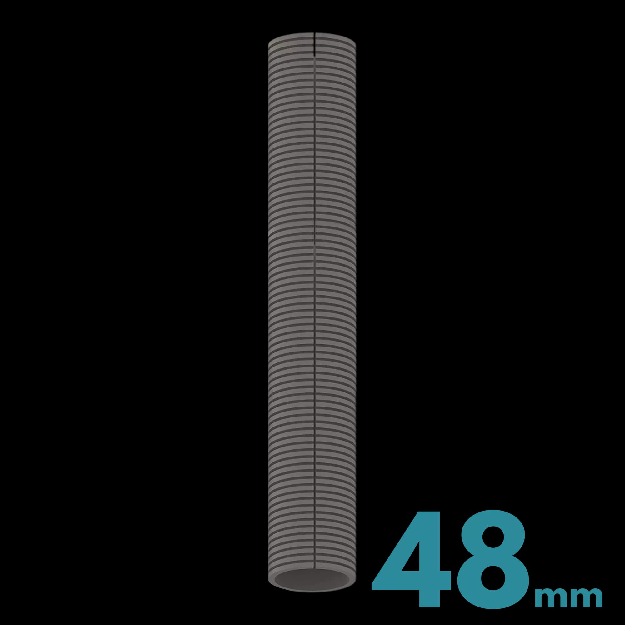 Single Wall Slit Flex Tube-48_1M, vista 2