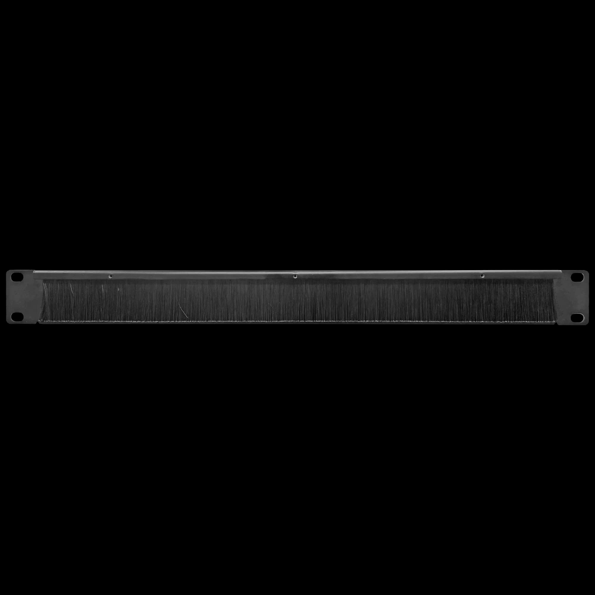 19" 1U Pass-Through Panel with Brush Strip | With Front Management Bar 1 Pc/Pack, vista 3