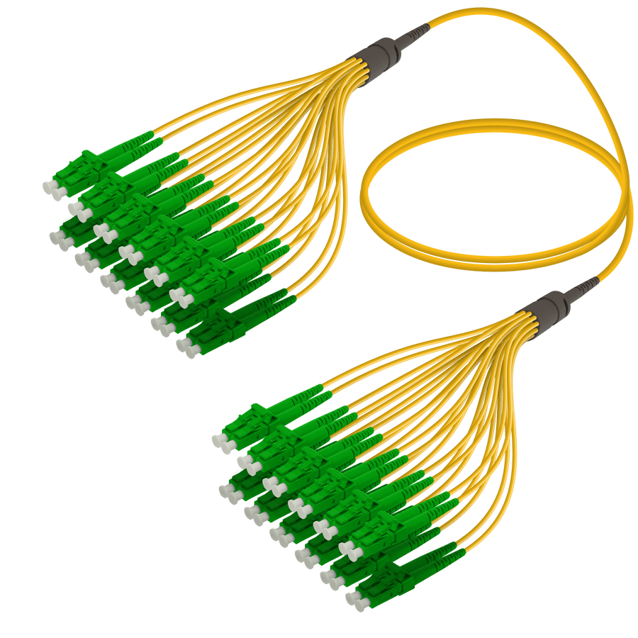 LC/APC-LC/APC | 24 Fibers Fanout | Single Mode G657.A2 | 3.0/1.8mm