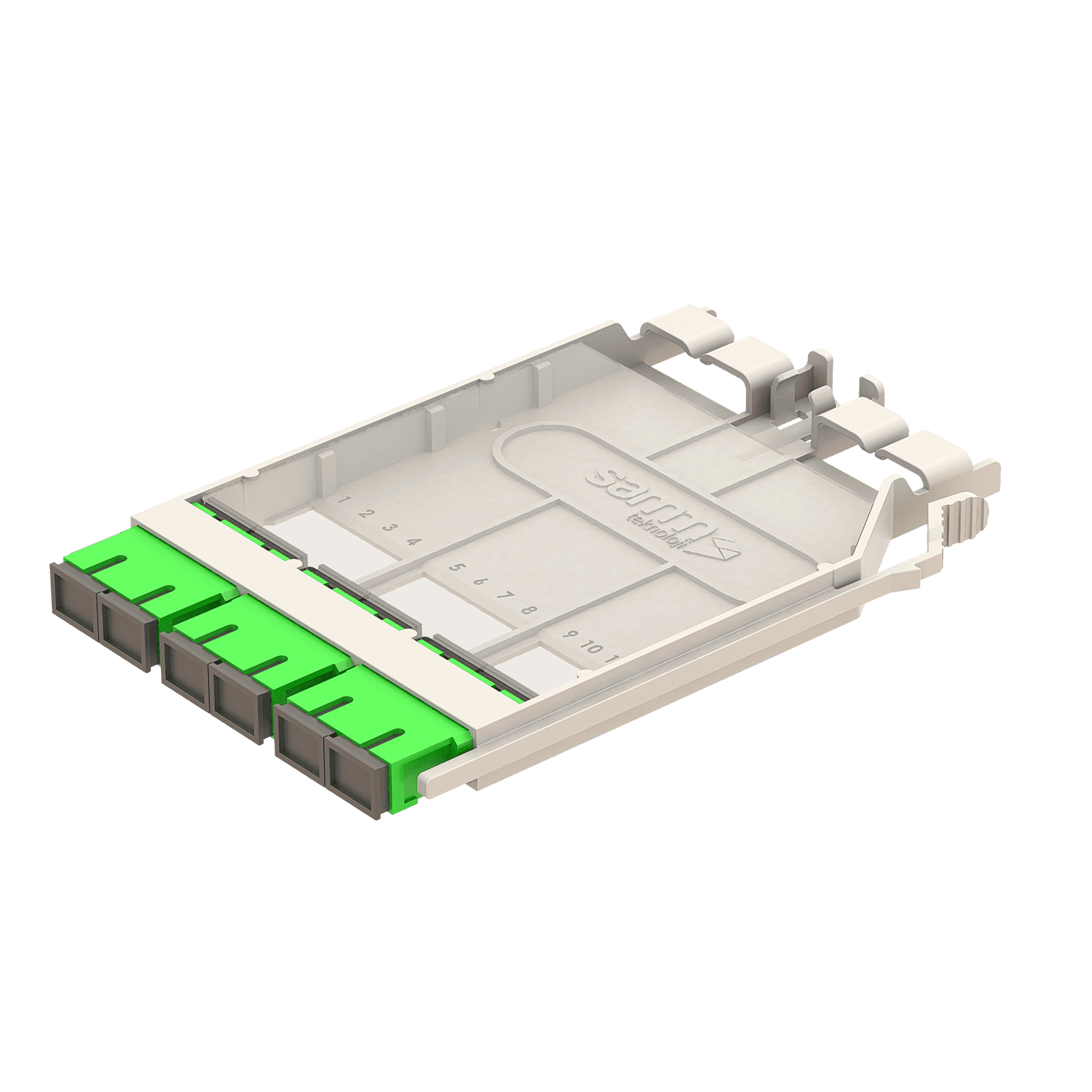 G-Connect | UHD SC Patch Module | 3xSC Duplex Adapter, vista 2