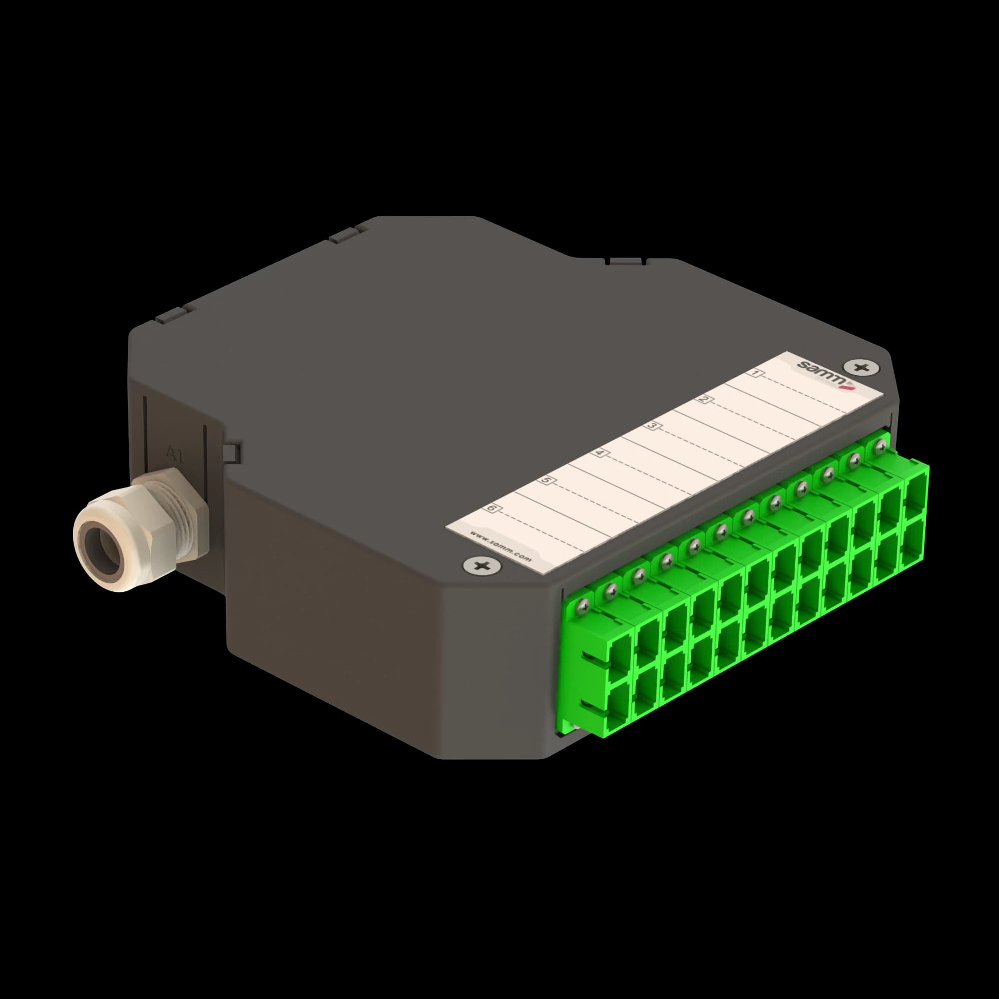 DIN Rail Termination Box | 12 SC Duplex | DP3, vista 3