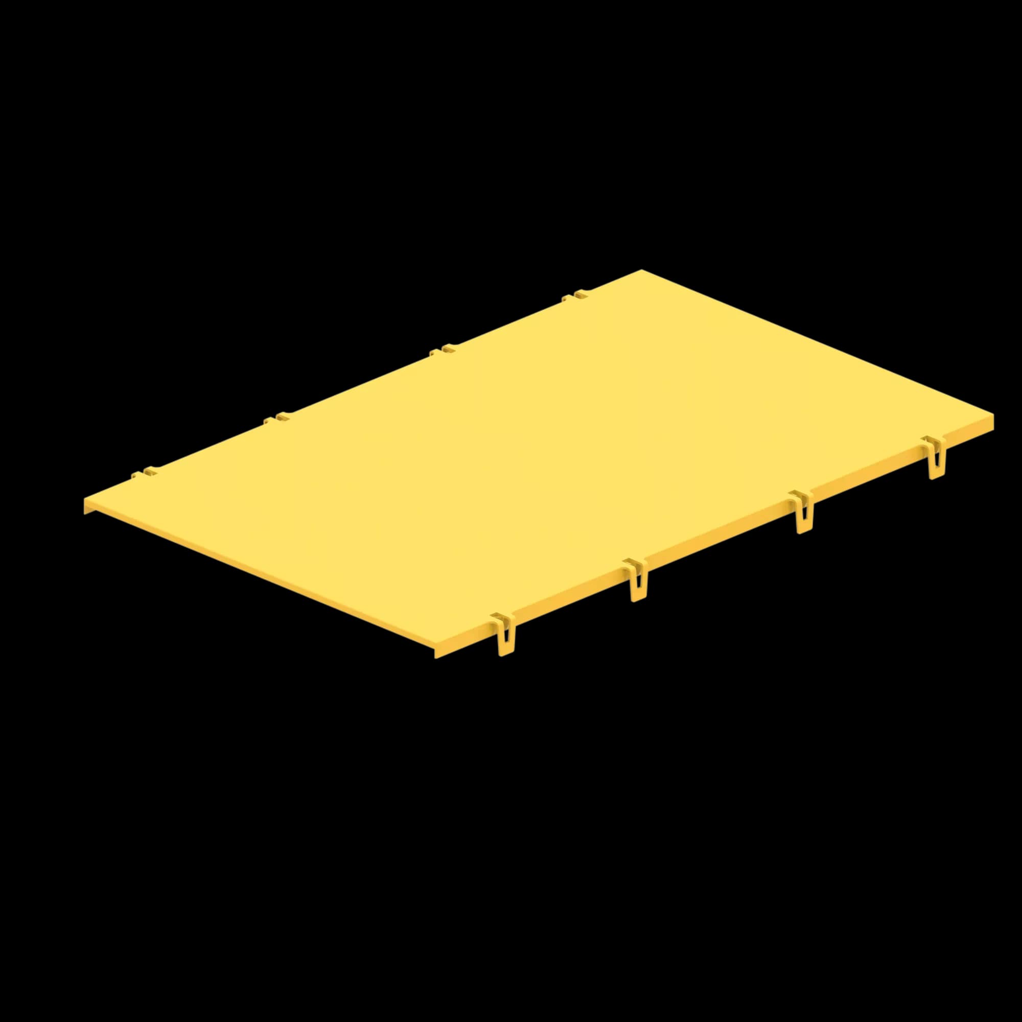 FDS_600mm Straight Solid Channel Cover_1.0m