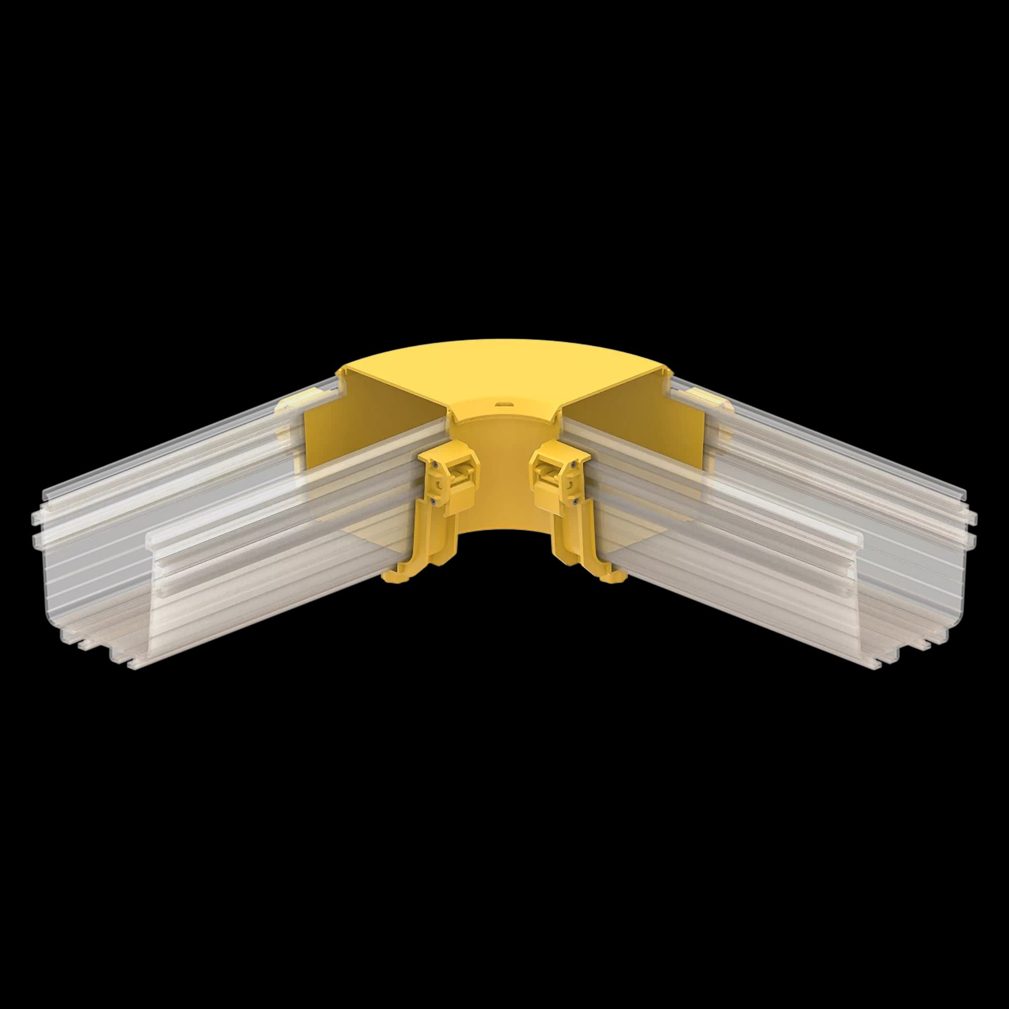FDS_300mm 90˚ Horizontal Elbow Connection Body, vista 3