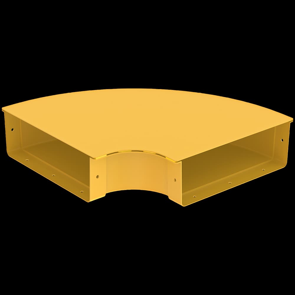 Raceways | Horizontal Elbow | W/ Cover 300mm