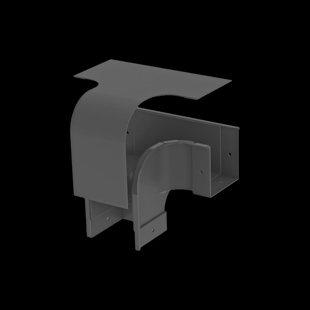 Raceways | Vertical Offset Drop 1010 | W/ Cover, vista 4