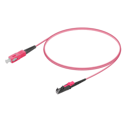 SC/UPC-LSH/UPC | Multi Mode G651.OM4 Simplex Patch Cord | 2.0mm, vista 2