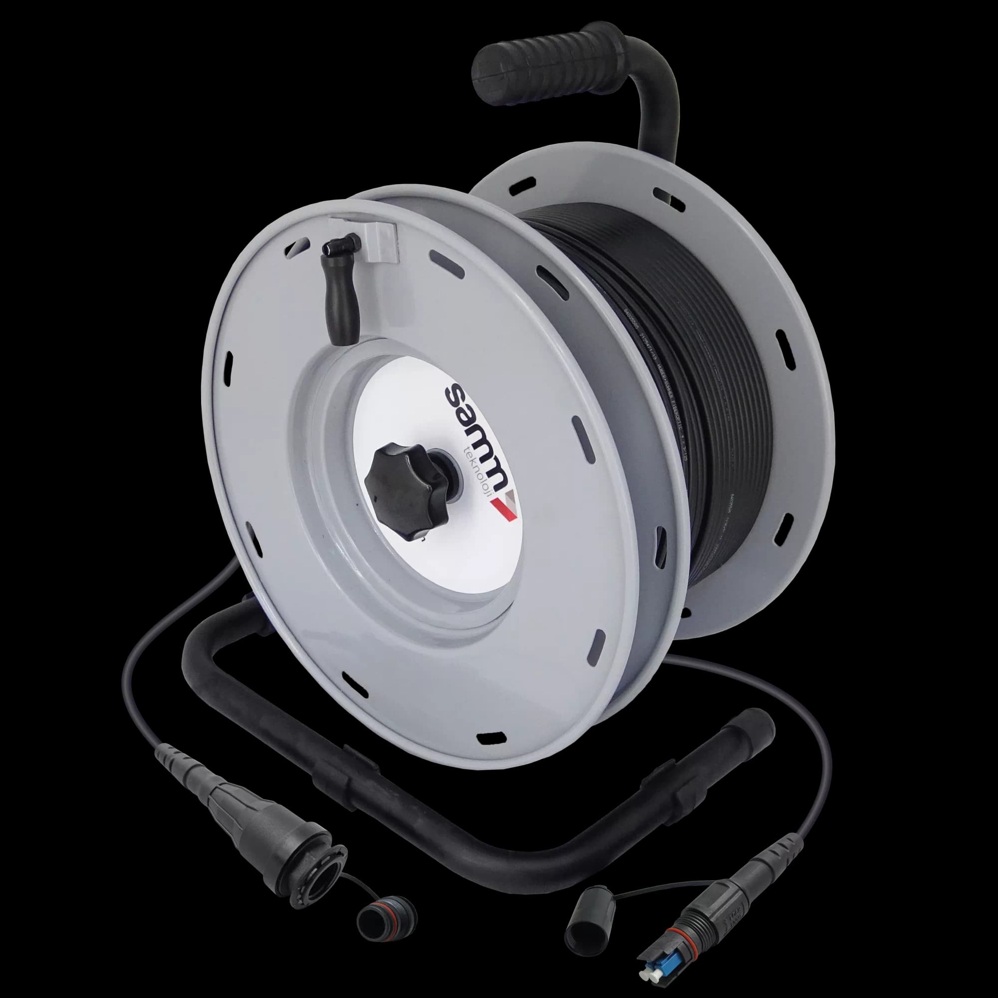 On-Reel QCS Harsh Environment Single Mode A2 Fiber Cable Assembly | QCS-Male to QCS-Female