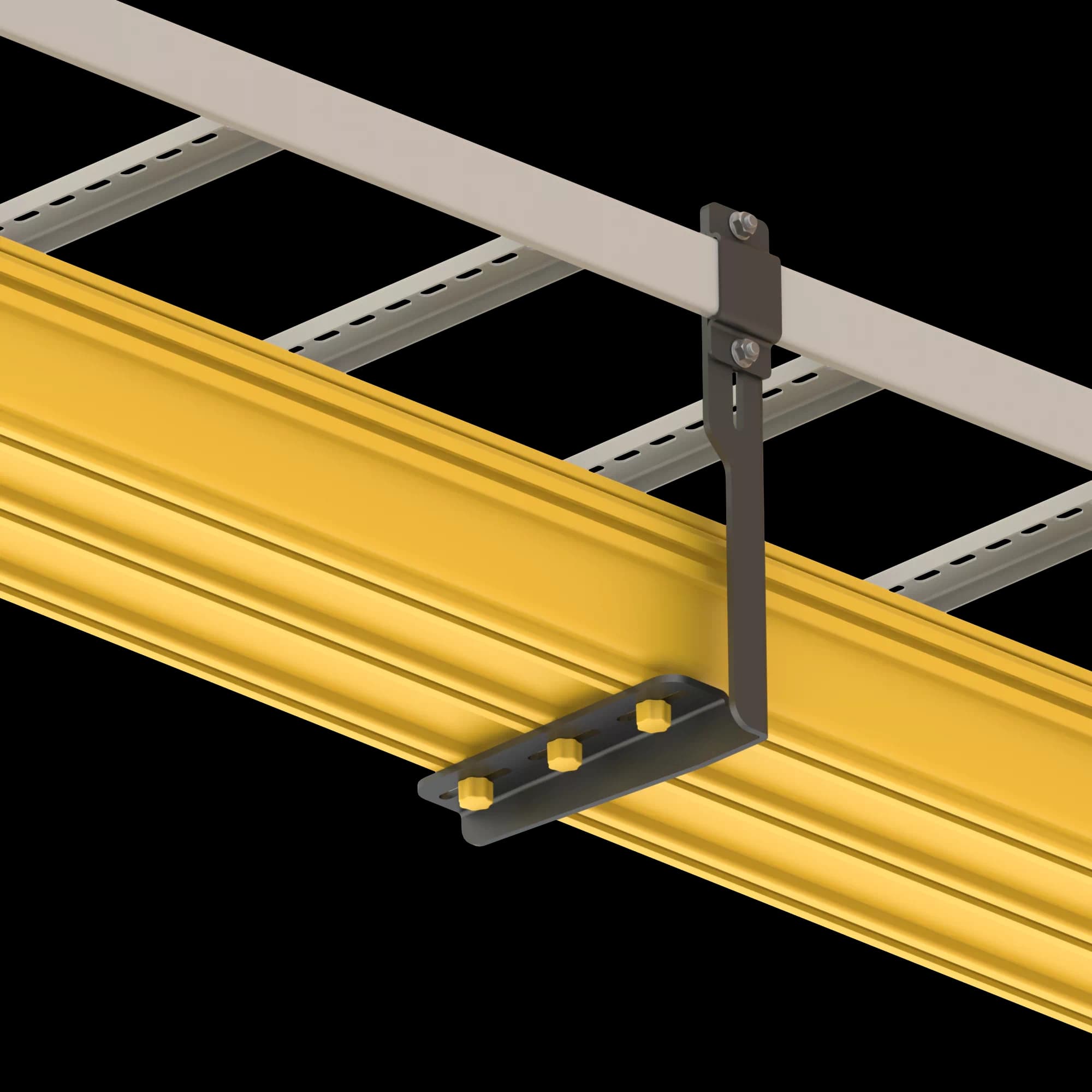 FDS_200mm “ L ” Shaped Ladder Rack Mounting Kits, vista 2