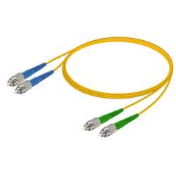 FC/UPC-FC/APC | Single Mode G657.A2 Duplex Patch Cord | 2.0x4.1mm, vista 2