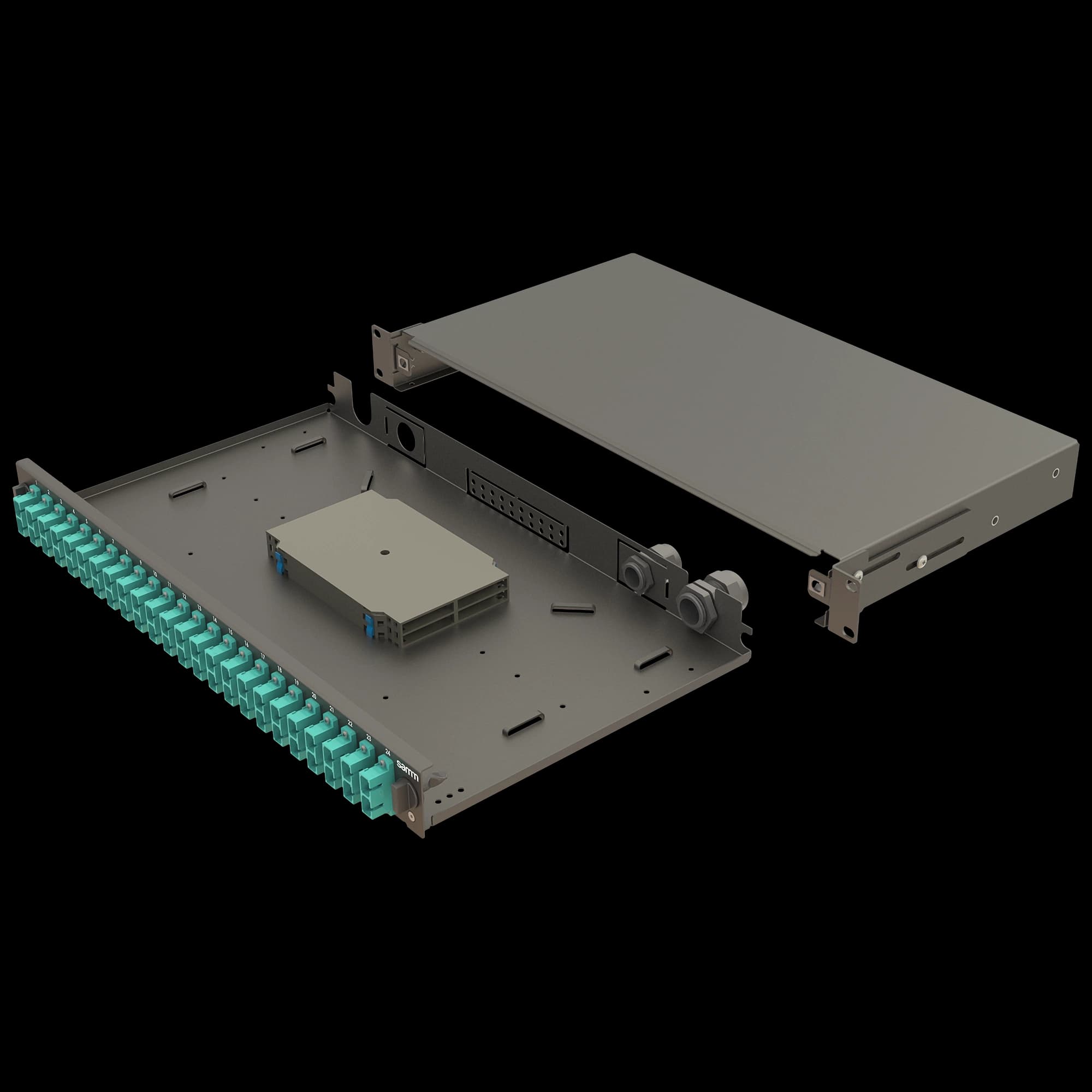Bright Series | Mechanical Sliding | 24 SC Duplex | FP04 | 48 Fiber, vista 4