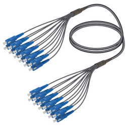 SC/UPC-SC/UPC | 12 Fibers Universal Fanout | Single Mode G657.A2 | 4.8/1.8mm, vista 2