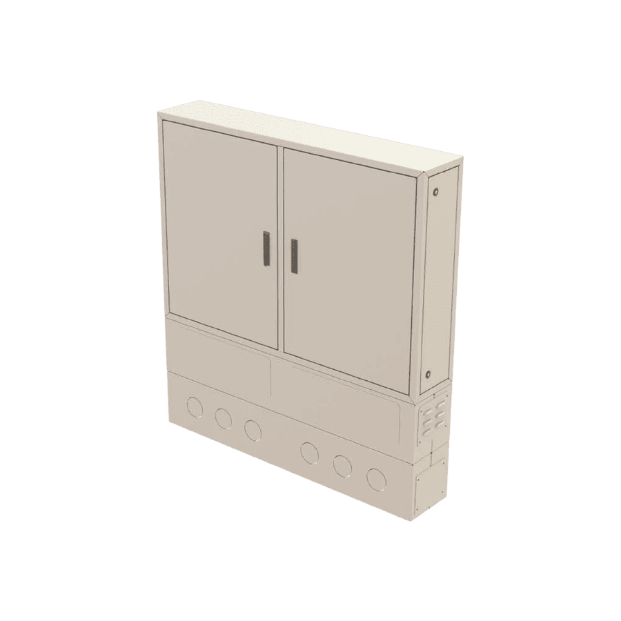 Street Type Fiber Optic Twin Cabinet | FDF-ODC-2-X, vista 3