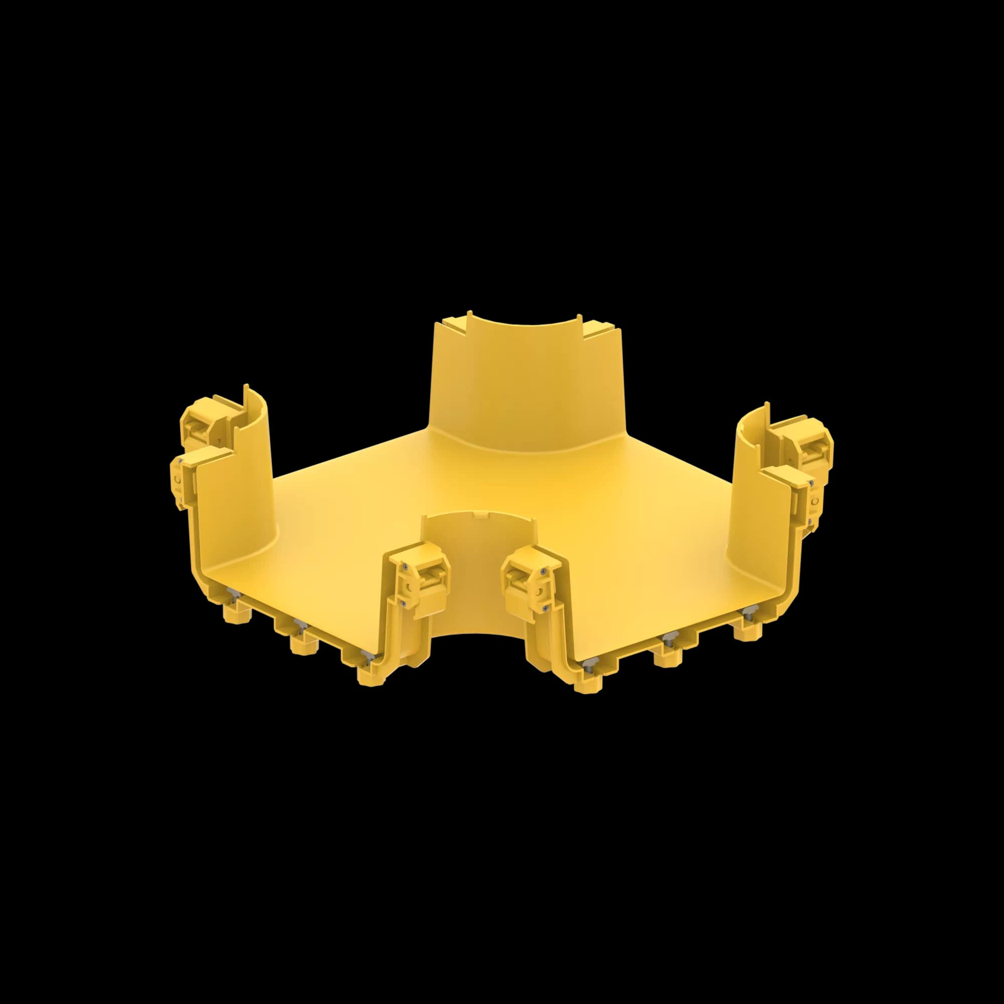 FDS_200mm 4-Way Cross Connection Body
