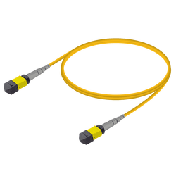 MTP Elite Female-Female Patch Cord | Base-8 | Single Mode G657.A2 | 3.0mm, vista 2