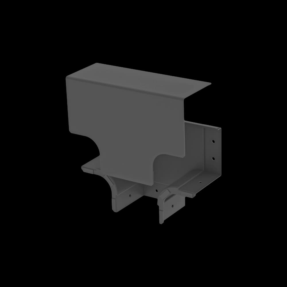 Raceways | Side Open Vertical Drop 100mm | W/ Cover, vista 4