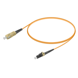 SC/UPC-LC/UPC | Multi Mode G651.OM1 Simplex Patch Cord | 2.0mm, vista 2