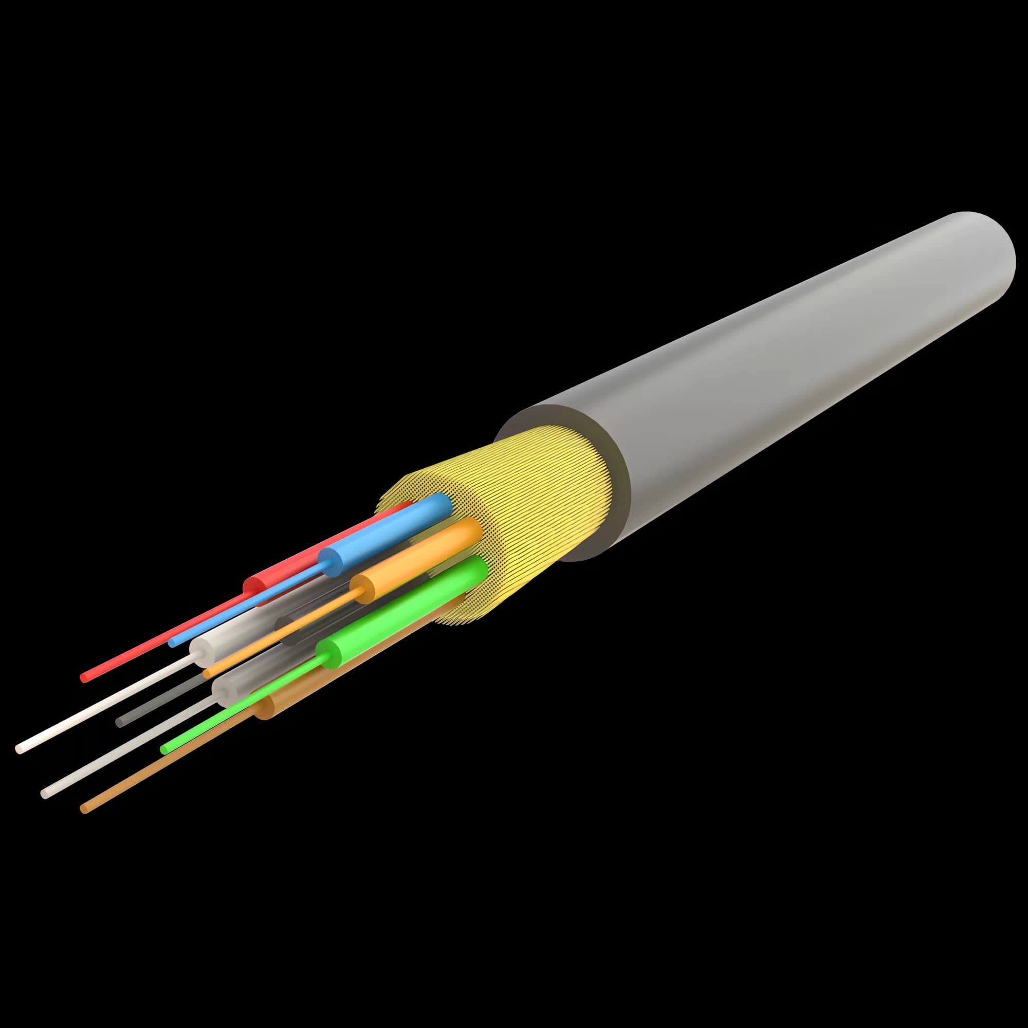 Ruggedised PUR Jacket Distribution Cable 8F - UT-WT9Q(ZN-AY)11Y - 6.5mm