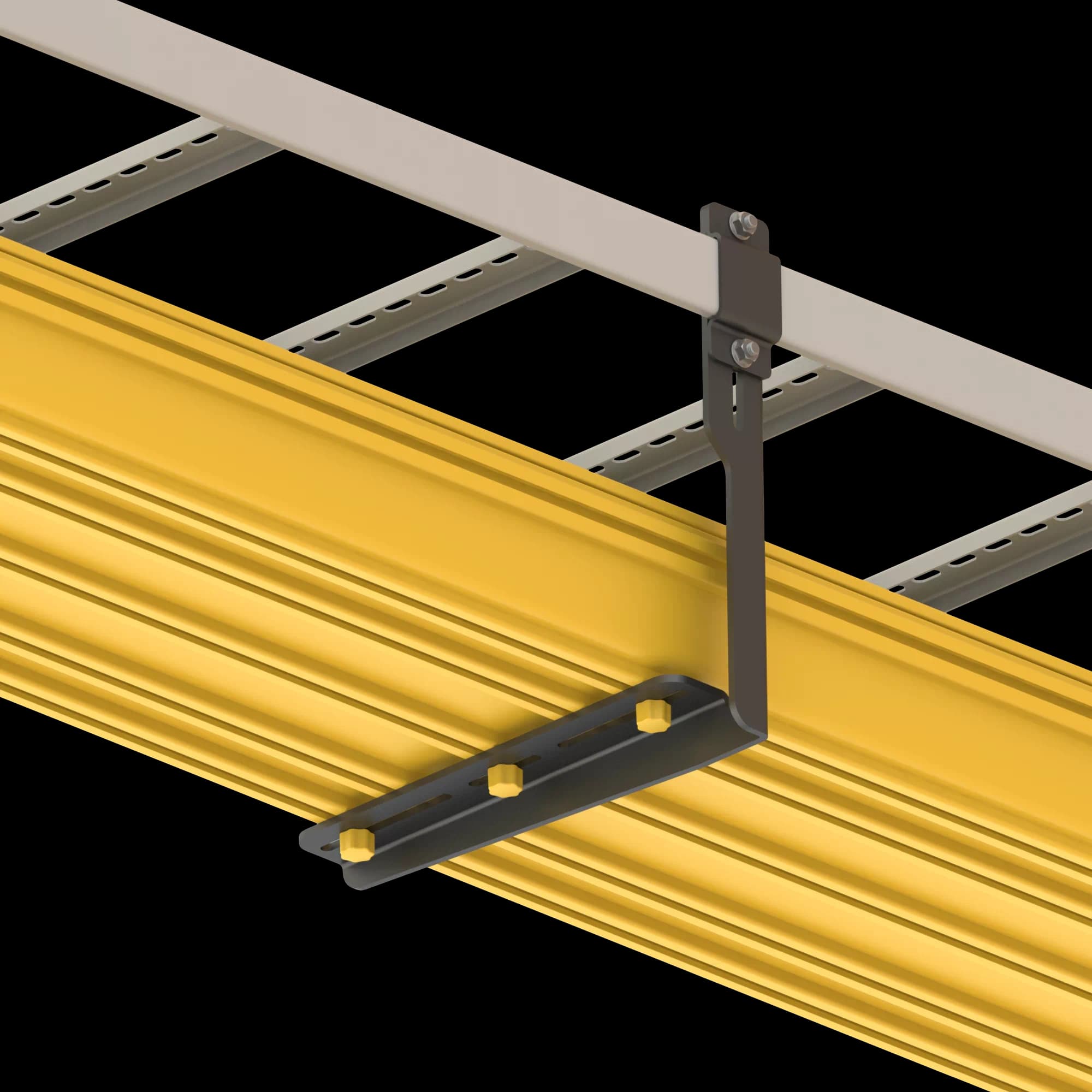 FDS_300mm “ L ” Shaped Ladder Rack Mounting Kits, vista 2