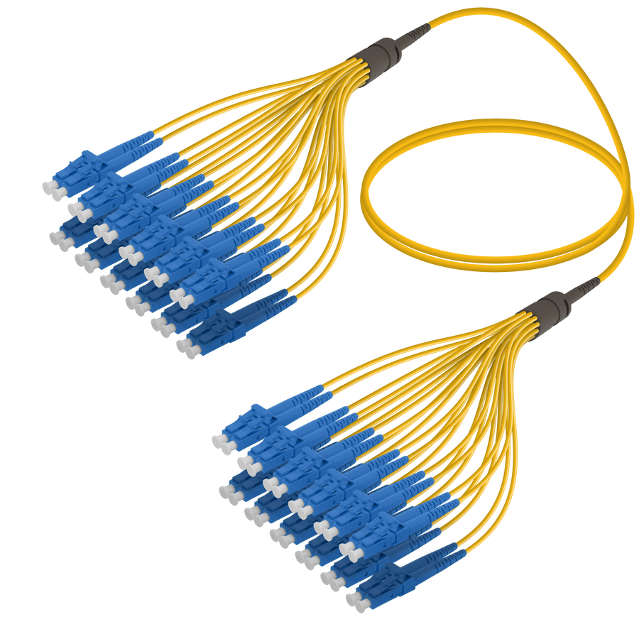 LC/UPC-LC/UPC | 24 Fibers Fanout | Single Mode G657.A2 | 3.0/1.8mm