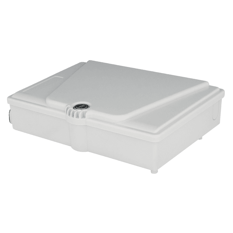 Indoor Termination Box | 12 Patch 12 Fibers 12 Ports, vista 3