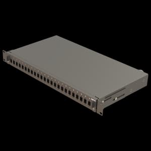 Bright Series | Mechanical Sliding | 24 Holes | FP03 | Empty Patch Panel, vista 3