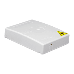 Indoor Termination Box | 2 Patch 4 Fibers 2 Ports | Compact Vertical Design, vista 8